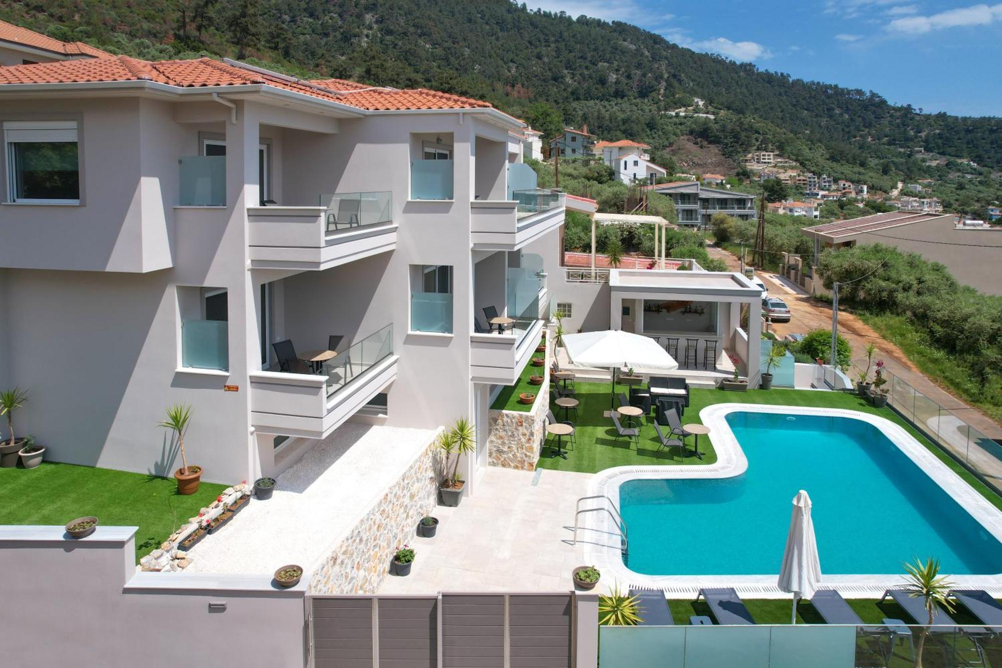 Villa Finikas Thassos Golden Beach Chrysi Ammoudia Buitenkant foto
